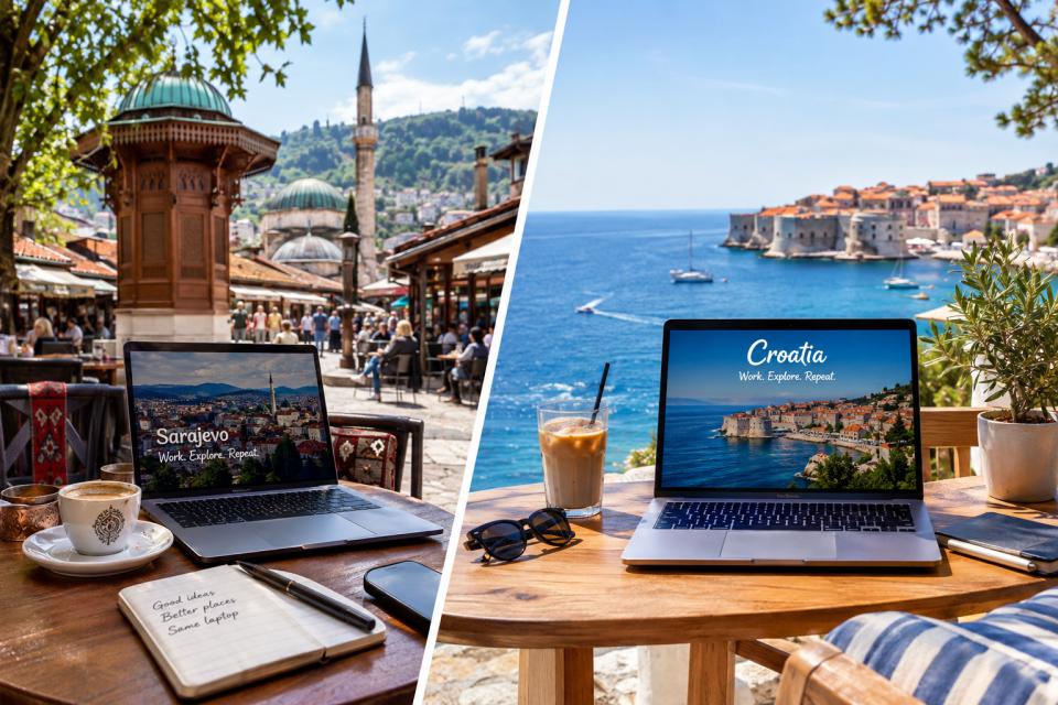 Bosnia's "D visa" myth vs. Croatia's real digital nomad visa